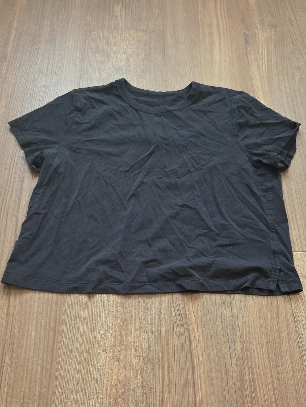Classic Lululemon Black Crewneck Tee